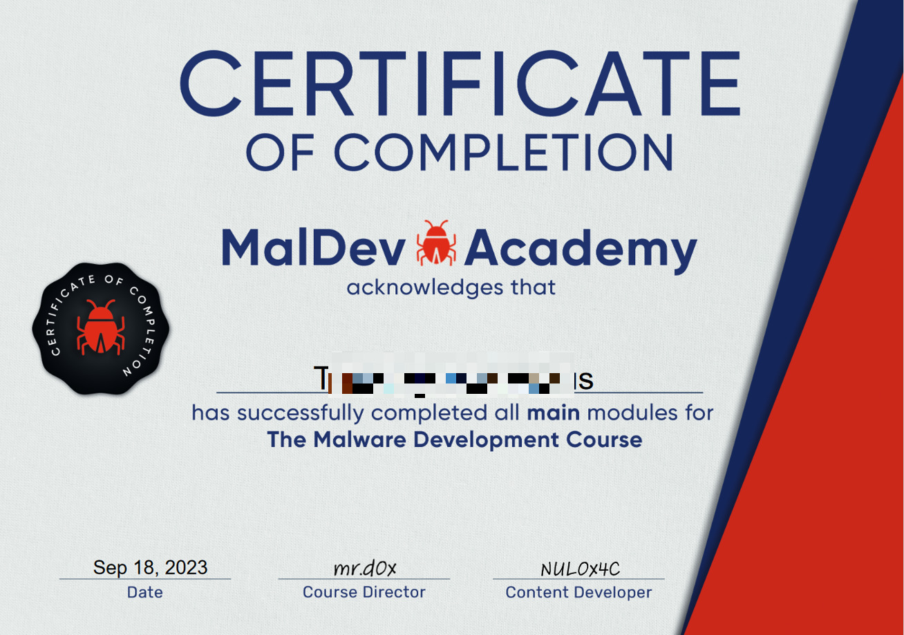 Description of Certificate 3